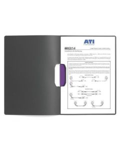 Desky s rychlovazačem "DURASWING® COLOR 30", purpurová, s klipem, A4, DURABLE