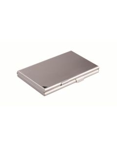 Vizitkář "CARD BOX DUO", stříbrná, pouzdro na vizitky, pro 20 vizitek, kovový, DURABLE 243323