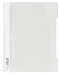 Desky s rychlovazačem, bílá, PP, A4+, 50 ks/balení, DURABLE 257002