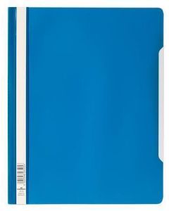 Desky s rychlovazačem, modrá, PP, A4+, 50 ks/balení, DURABLE 257006
