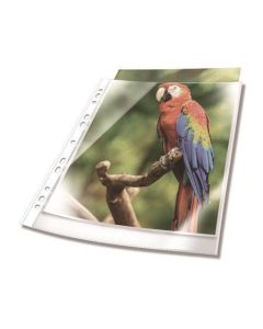 Euroobal "PREMIUM", transparentní, s bílým okrajem, A4, PP, 80 mikronů, 10 ks, DURABLE 265402