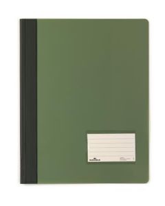 Desky s rychlovazačem "DURALUX", zelená, extra pevné, A4+, průsvitné, DURABLE 268005