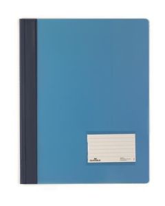 Desky s rychlovazačem "DURALUX", modrá, extra pevné, A4+, průsvitné, DURABLE 268006