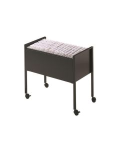 Pojízdná kartotéka "Economy 80", černá, DURABLE