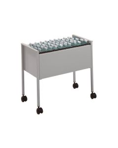 Pojízdná kartotéka "Economy 80", šedá, DURABLE