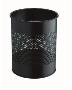 Odpadkový koš, černá, kov, 15 l, DURABLE 331001