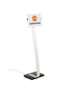 Informační stojan  "INFO SIGN", stříbrná, A4, podlahový, DURABLE 481223