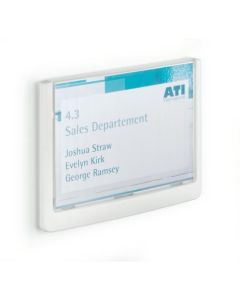 Informační tabulka "CLICK SIGN", bílá, 149 x 105,5 mm, DURABLE 486102