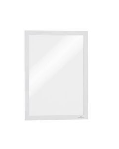 Prezentační rám "DURAFRAME", bílá, A4, samolepicí, 10 ks, DURABLE 488202