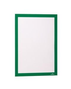 Prezentační rám "DURAFRAME", zelená, A4, samolepicí, 10 ks, DURABLE 488205