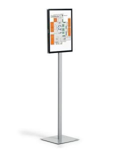 Informační stojan "INFO STAND BASIC", antracitově-šedá, A3, DURABLE 501357