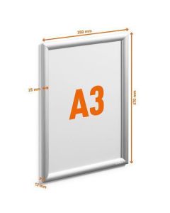 Prezentační rám "Outdoor", stříbrná, A3, hliník, venkovní, DURABLE 503423