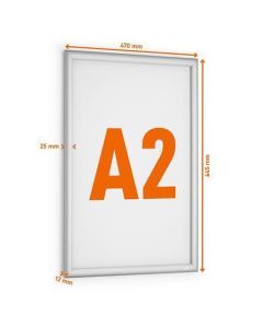 Prezentační rám "Outdoor", stříbrná, A2, hliník, venkovní, DURABLE 504623