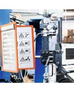 Prezentační kapsa "VARIO® 5 MAGNETIC", oranžová, magnetická, nástěnná, 5 kapes, DURABLE