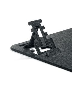 Podložka na stůl "EFFECT", antracitová, 700 x 330 mm, DURABLE 708158