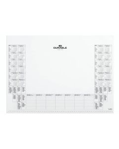 Podložka na stůl, 57 x 41 cm, s ročním kalendářem, DURABLE 729202