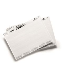 Štítky pro SCANFIX, C-profily a LABELFIX, bílá, 200 x 17 mm, 100 ks, DURABLE 800002