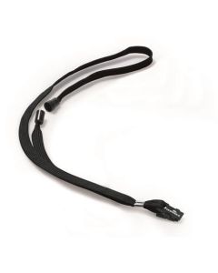 Šňůrka na krk, černá, s klipem, DURABLE 811901