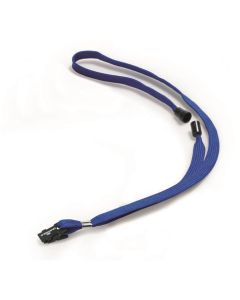 Šňůrka na krk, tmavě modrá, s klipem, DURABLE 811907