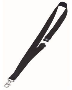 Šňůrka na krk, černá, s bezpečnostní pojistkou, DURABLE 813701