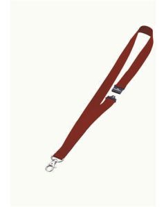 Šňůrka na krk, červená, s bezpečnostní pojistkou, DURABLE 813703
