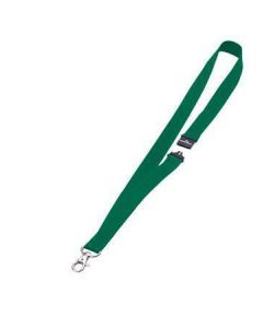 Šňůrka na krk, zelená, s bezpečnostní pojistkou, DURABLE 813705