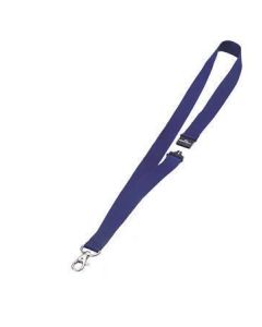 Šňůrka na krk, modrá, s bezpečnostní pojistkou, DURABLE 813707