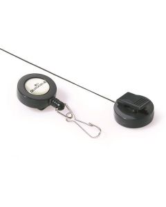 Držák jmenovek, antracitová, výsuvný, karabina, DURABLE 822158