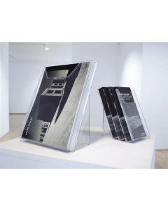 Držák na prospekty "Combiboxx", transparentní, stolní i na zeď, A4, DURABLE