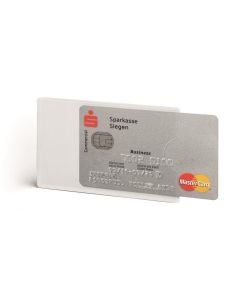 Pouzdro na kreditní karty, transparentní, s RFID ochranou, 1 ks, DURABLE 890319