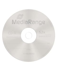 Mediarange CD-R, MR201, 25-pack, 700MB, 52x, 80min., 12cm, bez možnosti potisku, cake box, Standard, pro archivaci dat