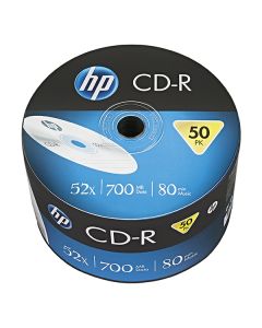HP CD-R, CRE00070-3, 69300, 50-pack, 700MB, 52x, 80min., 12cm, bez možnosti potisku, bulk, pro archivaci dat