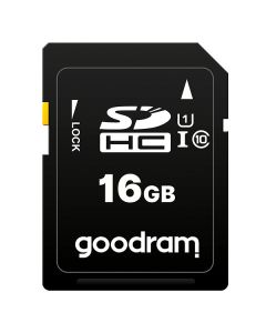 Goodram paměťová karta Secure Digital Card, 16GB, SDHC, S1A0-0160R12, UHS-I U1 (Class 10)