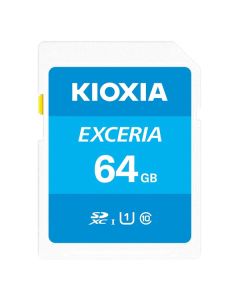Kioxia Paměťová karta Exceria (N203), 64GB, SDXC, LNEX1L064GG4, UHS-I U1 (Class 10)
