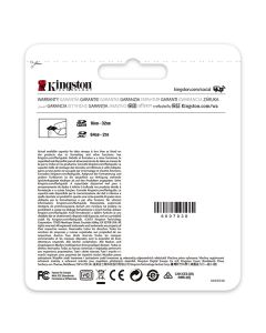 Kingston paměťová karta Canvas Go! Plus, 128GB, SDXC, SDG3/128GB, UHS-I U3 (Class 10), V30