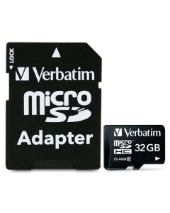 Verbatim paměťová karta Micro Secure Digital Card Premium, 32GB, micro SDHC, 44083, UHS-I U1 (Class 10), s adaptérem
