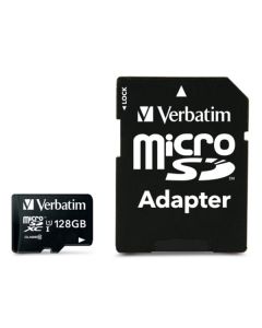 Verbatim paměťová karta Micro Secure Digital Card Premium, 128GB, micro SDXC, 44085, UHS-I U1 (Class 10), s adaptérem