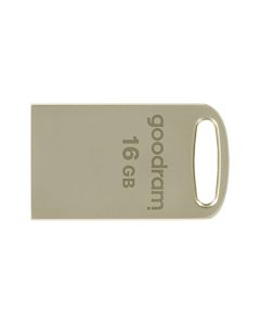 Goodram USB flash disk, USB 3.0, 16GB, UPO3, stříbrný, UPO3-0160S0R11, USB A, s poutkem