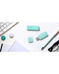 Goodram USB flash disk, USB 3.0, 128GB, UME3, UME3, azurový, UME3-1280CRR11