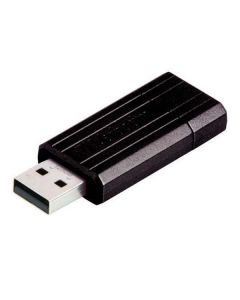 Verbatim USB flash disk, USB 2.0, 128GB, Pinstripe, černý, 49071