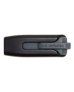 Verbatim USB flash disk, USB 3.0, 256GB, V3, Store N Go, černý, 49168, USB A, s výsuvným konektorem