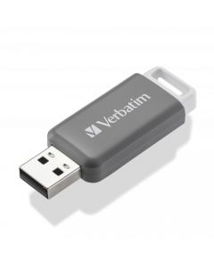 Verbatim USB flash disk, USB 2.0, 128GB, DataBar, šedý, 49456, pro archivaci dat