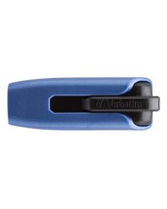 Verbatim USB flash disk, USB 3.0, 128GB, V3 MAX, Store N Go, modrý, 49808, USB A, s výsuvným konektorem