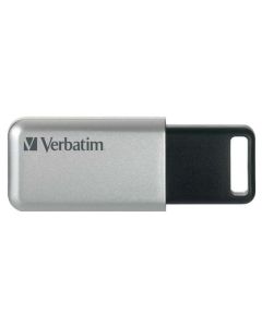 Verbatim USB flash disk, USB 3.0, 32GB, Secure Pro, Store N Go, stříbrný, 98665, USB A, AES 256-bit šifrování