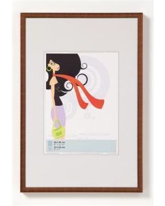 Rámeček "New  Lifestyle", bronzová, plast, 21 x 29,7 cm