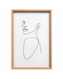 Rámeček "Silhouette", bukové dřevo, 20 x 30 cm