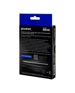 SSD Externí Goodram Move Ridge, SSDR-GMRE-02T-K0, 2000GB, černý, USB-C 3.2