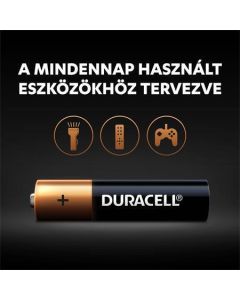 Baterie "Basic", AAA, 10 ks, DURACELL