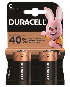 Baterie "Basic", C baby, 2 ks, DURACELL