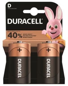 Baterie "Basic", D, 2 ks, DURACELL